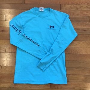 Simply Southern Blue Long-sleeved Tee